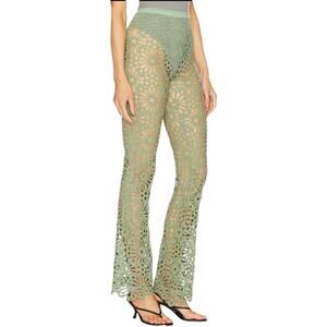 Norma Kamali Crochet Knit Pant Size Large